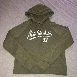 Aeropostale Cropped Pullover Hoodie